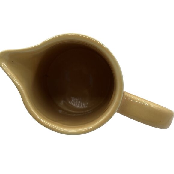 Vintage RARE Liddy Yellow Ceramic Retro Pitcher Floral Artist Signed Collectable - Picture 7 of 9